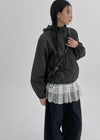 Seumindel Dot High-neck Hood Jumper