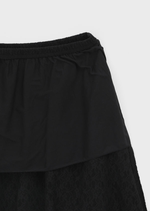 [MADE] Cottage Unbalanced Lace Skirt