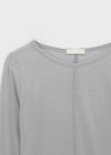 Kideli Layered Incision Tensel Long Sleeve T-shirt