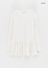 Elvito Frill Layered Long Sleeve T-shirt