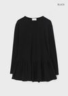 Elvito Frill Layered Long Sleeve T-shirt