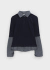 Celondy Shirt Layered 3/4 T-shirt