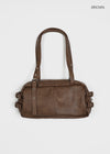 Emont Eyelet Leather Shoulder Bag