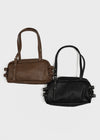 Emont Eyelet Leather Shoulder Bag