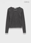 Konchana Layered Snap Long Sleeve T-shirt (S/S Ver.)