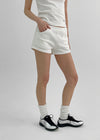 Caton SET - Kurzarm Crop-Top, Banding Shorts