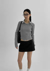 Huling U-Neck Round Ribbed Knit