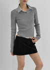 Huling U-Neck Round Ribbed Knit