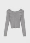 Huling U-Neck Round Ribbed Knit