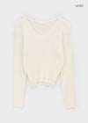 Shatz Long Sleeve V-Neck Knit