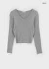 Shatz Long Sleeve V-Neck Knit