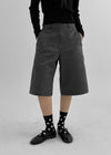 Waron Incision Bermuda Pants