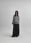 Linka Stripe Cut Out Long Skirt