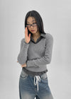 Shatz Long Sleeve V-Neck Knit