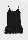 Wondeobeull Frill Layered Sleeveless