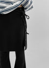 Fit Strap Button Rap Skirt Pants