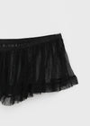 Dingt Layered See-Through Wrap Skirt (2TYPE)