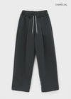 (UNISEX) Trong Pintuck Wide String Pants