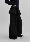 Stor Dot Layered Skirt Pants