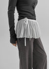 Helent See-through Layered Wrap Skirt