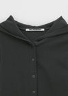 [MADE] Push Warmer Button Hooded Long Sleeve T-shirt