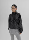 Melven Dot High Neck Wind Breaker Jumper