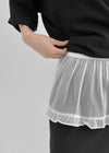 Below Layered Frill Banding Skirt