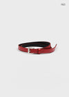 Cheate Square Slim Leather Belt