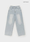 Natas Back Pocket Wide Denim Pants