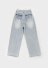 Natas Back Pocket Wide Denim Pants