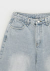Natas Back Pocket Wide Denim Pants