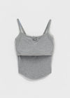 我們的 You Rounding Ribbed Sash Cap 內建