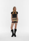 [B-BASIC] Cool Standard Round Crop Short Sleeve T-shirt (2SIZE)