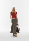 [B-BASIC] Cool Standard Round Crop Short Sleeve T-shirt (2SIZE)