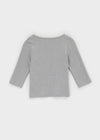 [B-BASIC] Standard U-Neck 3/4 Sleeve T-shirt (2SIZE)