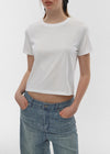 [B-BASIC] Washable Cool Round Standard Short Sleeve T-shirt