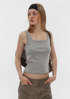 [B-BASIC] Standard Wide Square Neck Sleeveless (2 SIZE)