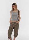 [B-BASIC] Standard Wide Square Neck Sleeveless (2 SIZE)