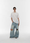 [B-BASIC] Washable Cool Round Box Short Sleeve T-shirt (2PACK)