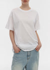 [B-BASIC] Washable Cool Round Box Short Sleeve T-shirt (2PACK)