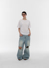 [B-BASIC] Washable Cool Round Box Short Sleeve T-shirt (2PACK)