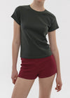 [B-BASIC] Pigment Slim Raglan Short Sleeve T-shirt