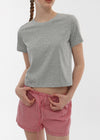 [B-BASIC] Washable Cool Round Standard Short Sleeve T-shirt