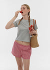 [B-BASIC] Washable Cool Round Standard Short Sleeve T-shirt