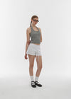 [B-BASIC] Summer Stripe Halter Sleeveless