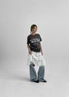 Phishing Pigment Printed Short Sleeve T-shirt