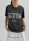 Phishing Pigment Printed Short Sleeve T-shirt