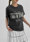 Phishing Pigment Printed Short Sleeve T-shirt