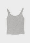 Millard Semi-Crop Button Sleeveless