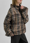 (UNISEX) Ryuking 2-Way Check Windbreaker Jumper